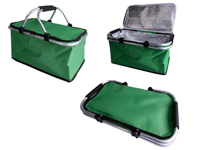 кошница за пикник зелено