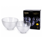 Купи за сервиране с релеф 2 бр. Ø21.5x11.5 см