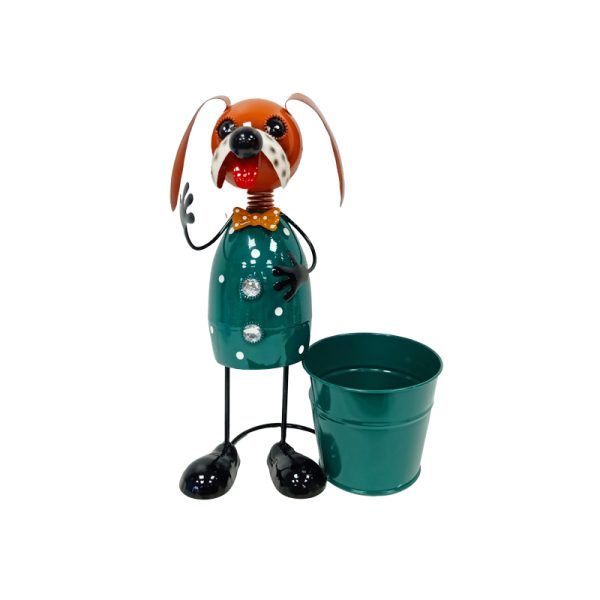 декоративна градинска фигура с кашпа