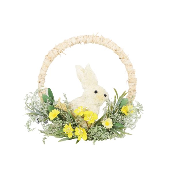 Великденски венец със заек