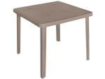 Градинска маса Nettuno 80x80x72 см в цвят капучино