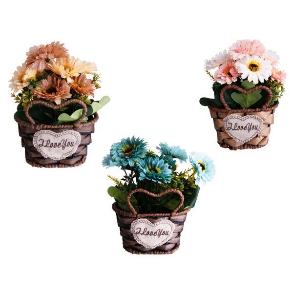 икебана кошница с гербери