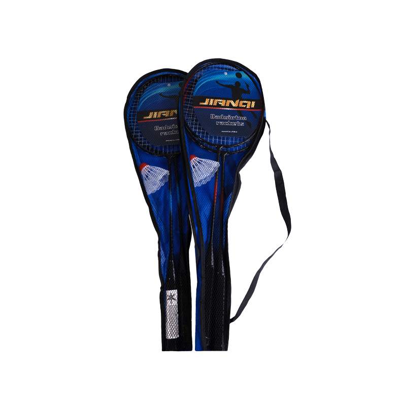 Федербал с дълга дръжка 63 см – комплект с перце в чанта