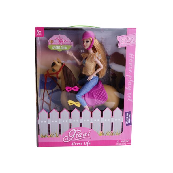 кукла Жокей с кон