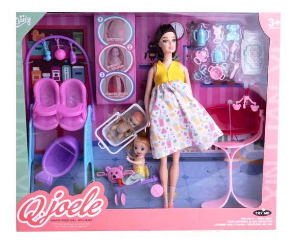 кукла бременна с аксесоари