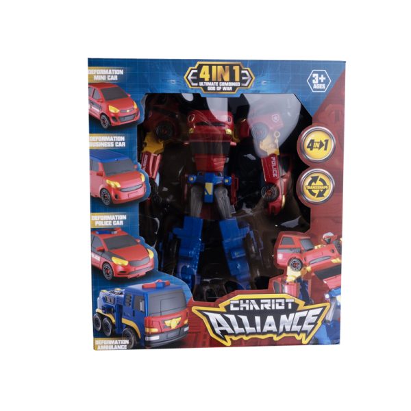 трансформърс робот 4 в1