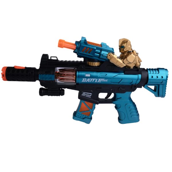 пистолет звук, светлина и дим