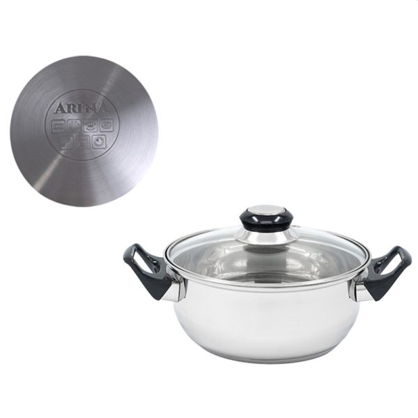 тенджера със стъклен капак