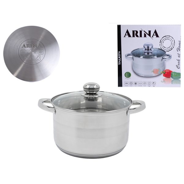 Тенджера със стъклен капак