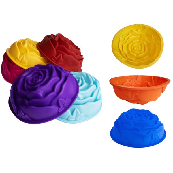 форма силикон роза