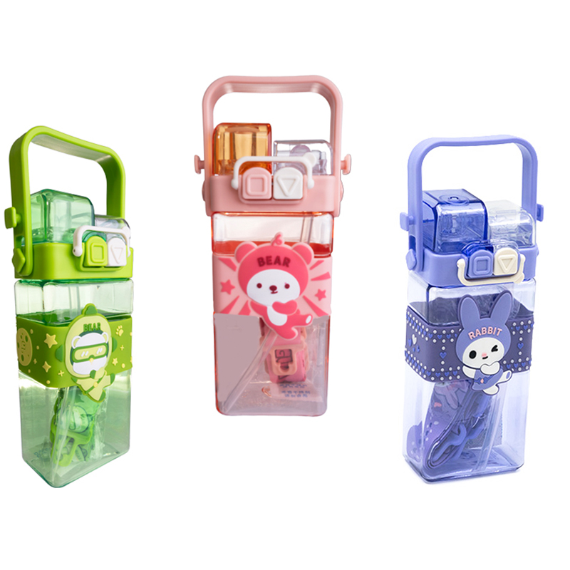 бутилка със сламка и връзка