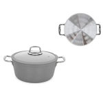 Тенджера Eva Ceramic 4.4 л Ø24x11 см, сива Тенджера с керамично покритие EVA Ceramic 4.4 л Ø24x11 см,