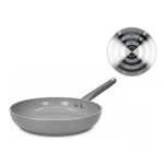 Тиган с керамично покритие EVA Ceramic Ø24x4.5 см, сив