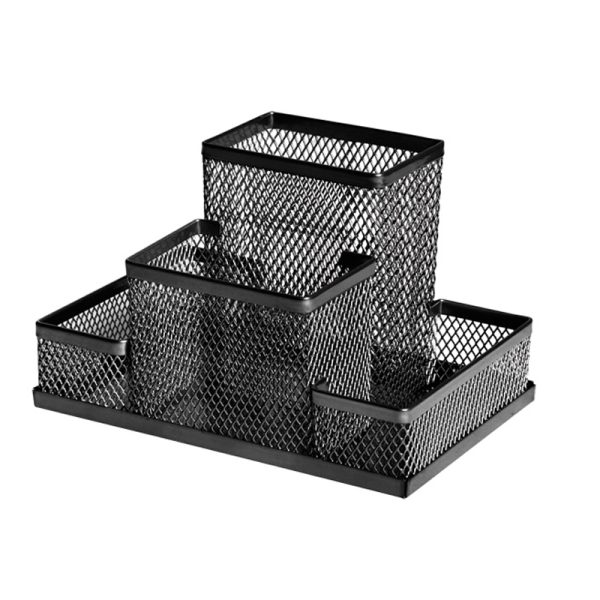 Органайзер за бюро с 4 отделения, 15.5x10x10 см,