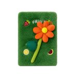 Бележник A5 с пухкава корица и цвете 80 листа, 16x22 см