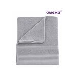 Памучна хавлия Omexa Classic 50x90 см, сива
