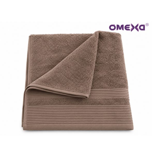 Памучна хавлия Omexa Classic 50x90 см, бежова