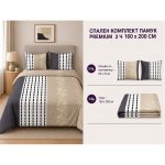 Памучен спален комплект Omexa 160x200 см, 3 части