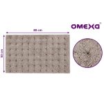 Постелка за баня Omexa Zinnia, 50x80 см, бежова