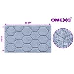 Постелка за баня Omexa Cove 50x80 см, синя