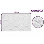 Постелка за баня Omexa Cove, 60x110 см, бяла