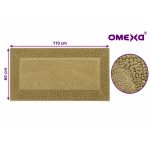 Постелка за баня Omexa Fluff 60x110 см, зелена