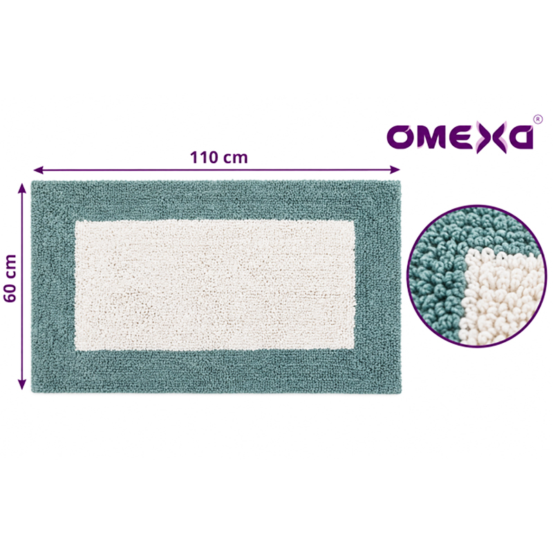 Постелка за баня Omexa Reversible, 60x110 см