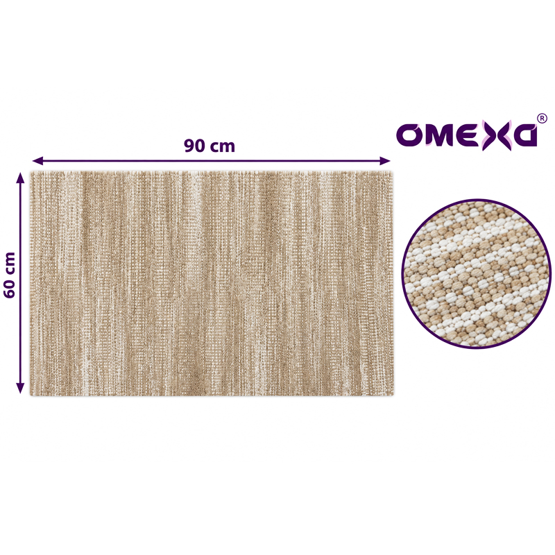 Постелка Omexa Melange, 60x90 см, лате